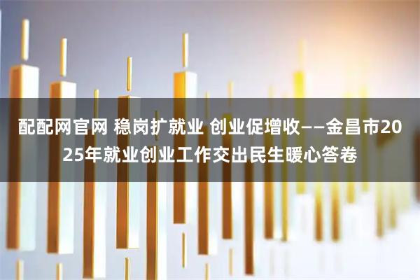 配配网官网 稳岗扩就业 创业促增收——金昌市2025年就业创业工作交出民生暖心答卷